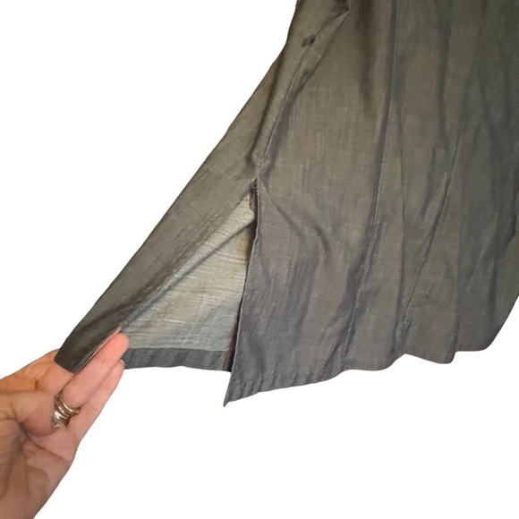 Laura Plus Size 18 Blue Heathered Short Sleeved,Button Up-Career Wear,Jacket - Picture 4 of 10